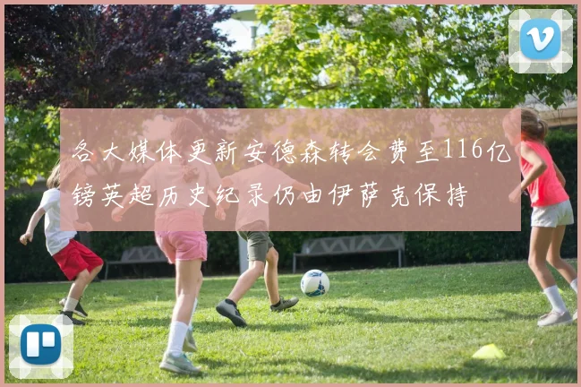 各大媒体更新安德森转会费至116亿镑英超历史纪录仍由伊萨克保持